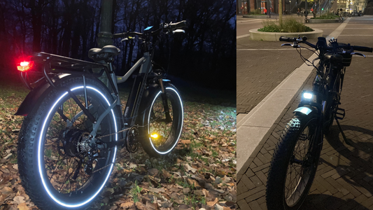 s Avonds fietsen met onze NieF elektrische fietsen
